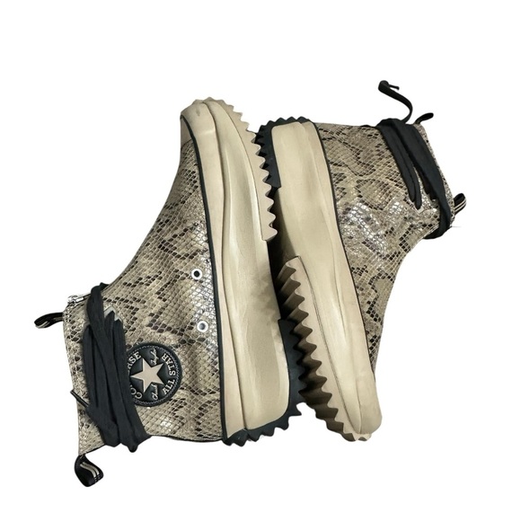 Converse Run Star Hike Snake 170056C Ltd Ed Snakeskin Platform Chunky Sole A318 - Picture 10 of 13